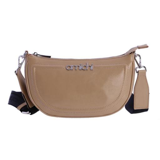 Bolso bandolera amichi beige QI5339 004 [0]