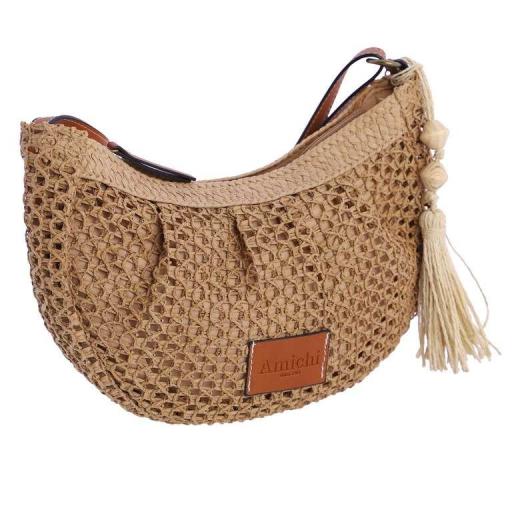 Bolso bandolera amichi en rafia SV4111 [0]