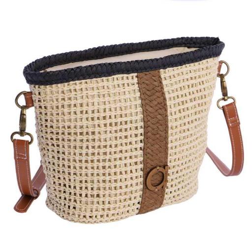 Bolso bandolera amichi en rafia SV6440 [0]