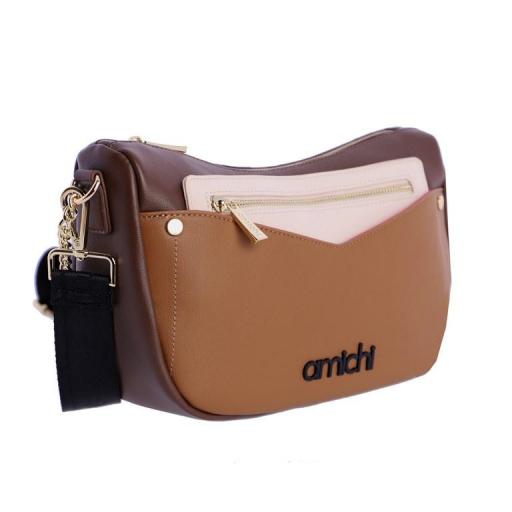 Bolso bandolera amichi marrón QI5313 051 [0]