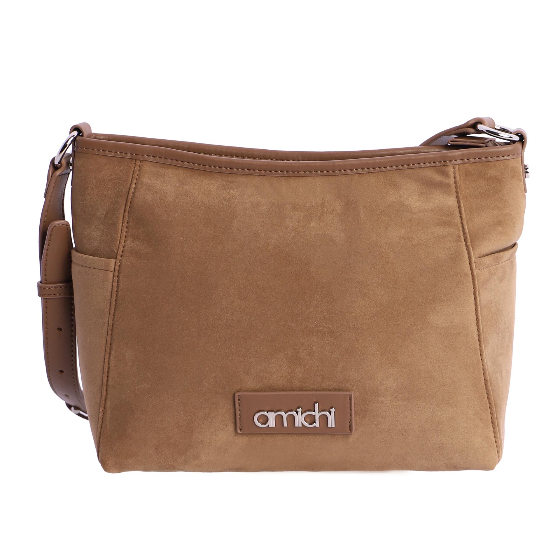 Bolso bandolera amichi taupe RI2005 050