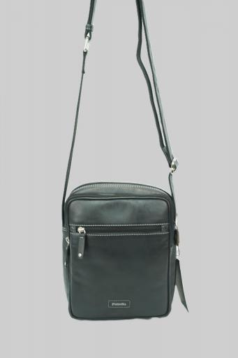 Bolso bandolera caballero pielnoble negro PI710 01