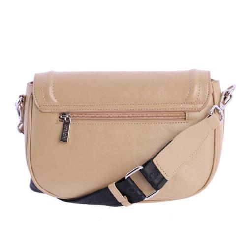 Bolso bandolera con solapa amichi beige QI5341 004 [2]