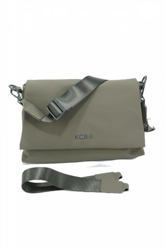 Bolso bandolera con solapa m kcb elegant gris 3263 GR [5]