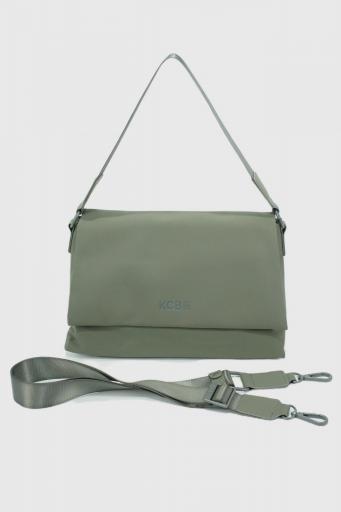 Bolso bandolera con solapa m kcb elegant khaki 3263 GR