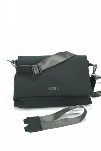 Bolso bandolera con solapa m kcb elegant negro 3263 NE [4]