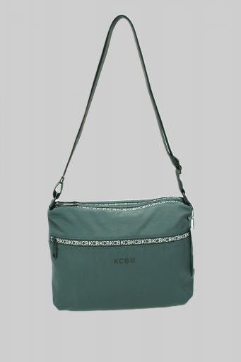 Bolso bandolera doble apartado kcb shine gris/azul 3249 GR [0]