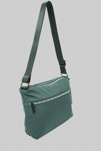Bolso bandolera doble apartado kcb shine gris/azul 3249 GR [1]