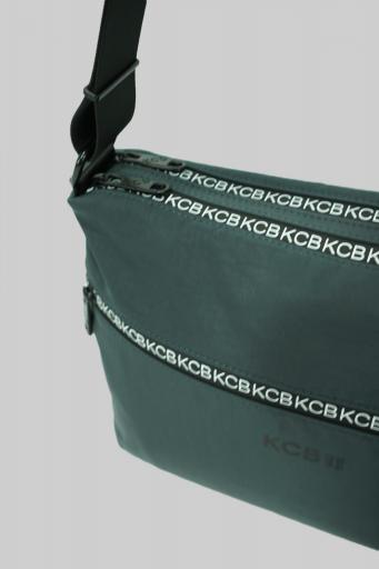 Bolso bandolera doble apartado kcb shine gris/azul 3249 GR [5]