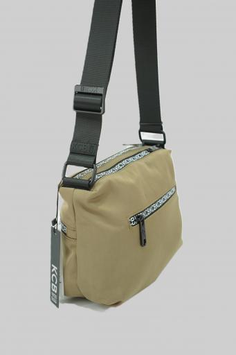 Bolso bandolera doble apartado kcb shine khaki 3248 KH [2]