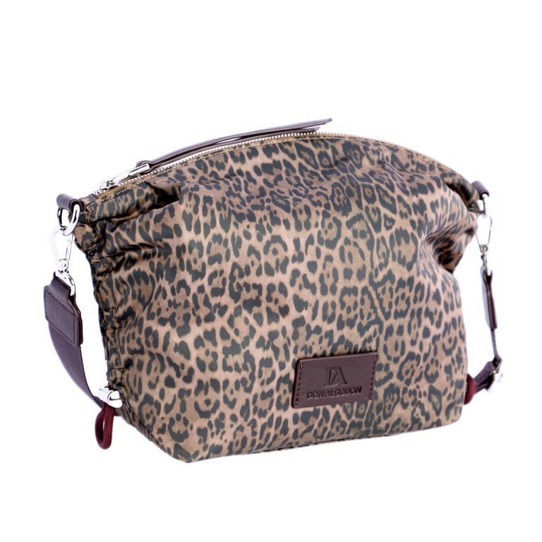 Bolso bandolera don algodón Animal print SI7857