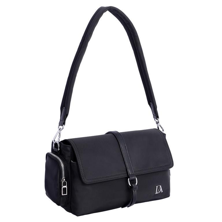 Bolso solapa don algodón Negro SI7853