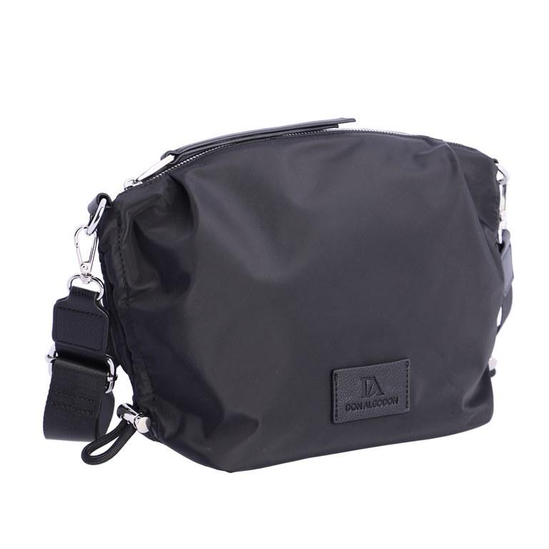 Bolso bandolera don algodón Negro SI7857