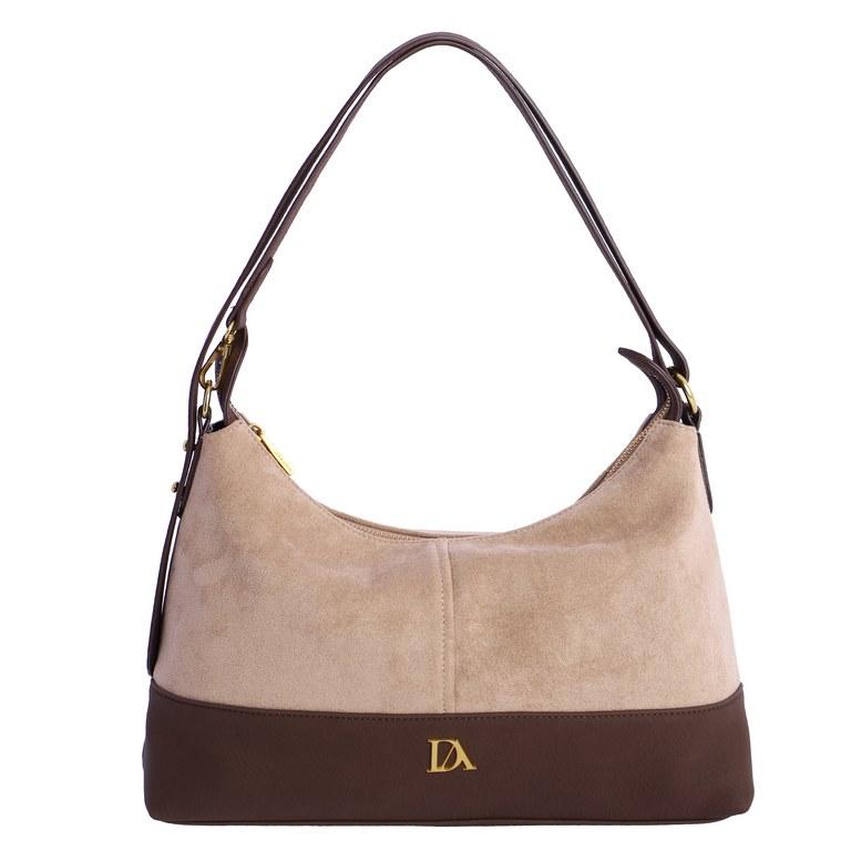Bolso bandolera don algodón Taupe SI7825