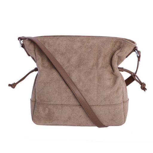 Bolso bandolera don algodón Taupe SI7862 [1]