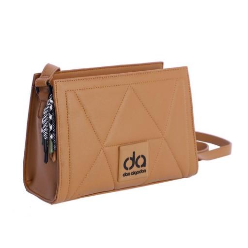 Bolso bandolera don algodon camel QI7814 012