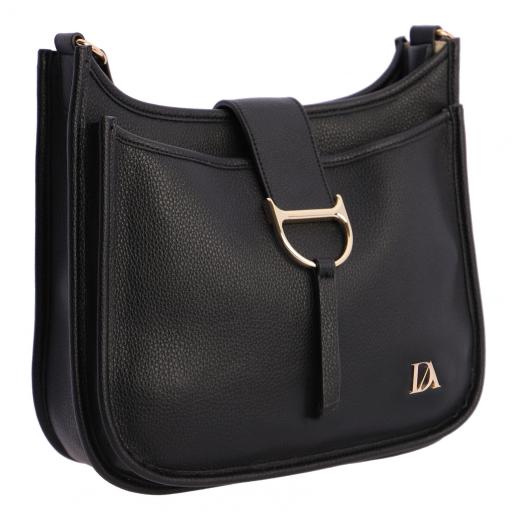 Bolso bandolera don algodón negro RI7838 001 [0]