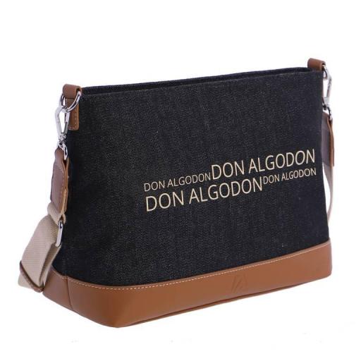 Bolso bandolera don algodón jeans negro SV7849 001 [1]
