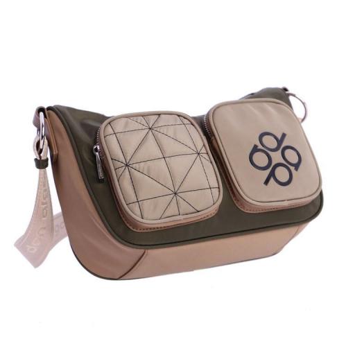 Bolso bandolera don algodon khaki QI7844 127 [2]