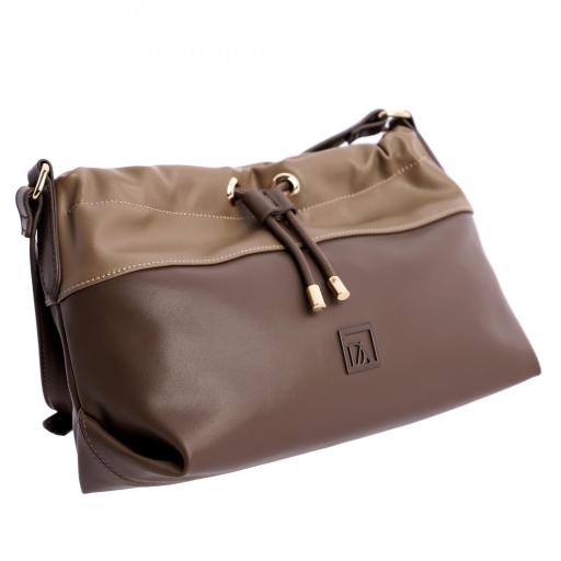 Bolso bandolera don algodón marrón RI7853 051 [1]