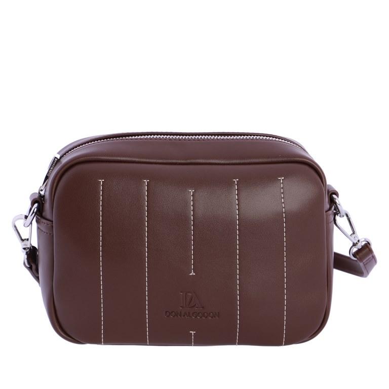 Bolso bandolera don algodón marrón SI7808