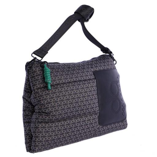 Bolso bandolera don algodon negro QI7823 001