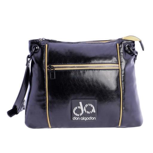 Bolso bandolera don algodon negro QI7842 001 [0]