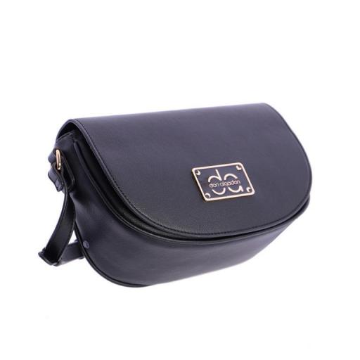 Bolso bandolera don algodón negro QI7851 001 [2]