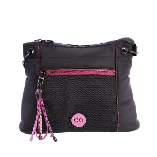 Bolso bandolera don algodon negro QI7862 001