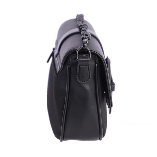 Bolso bandolera don algodón negro RI7857 001 [5]