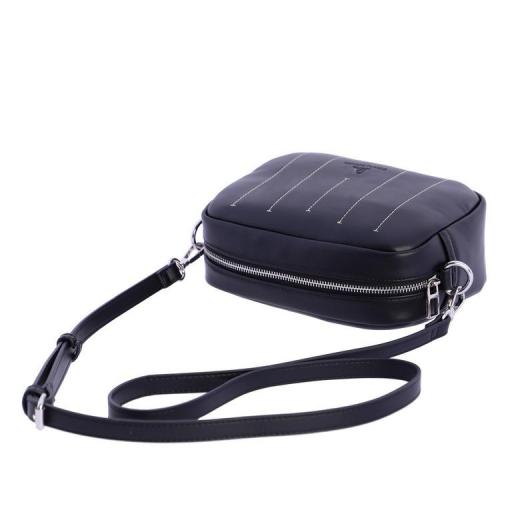 Bolso bandolera don algodón negro SI7808 [3]