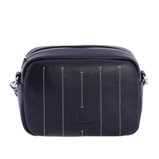 Bolso bandolera don algodón negro SI7808 [4]