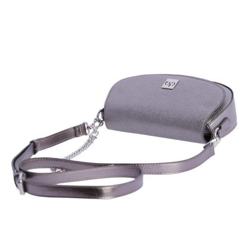 Bolso bandolera don algodón plata QI7847 009 [2]