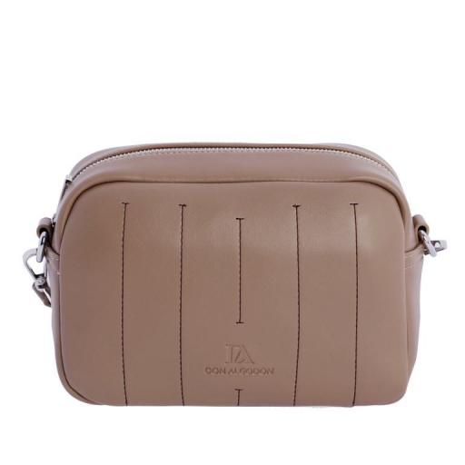 Bolso bandolera don algodón taupe SI7808 [0]