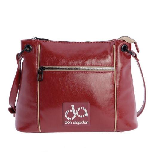 Bolso bandolera don algodon terracota QI7842 515