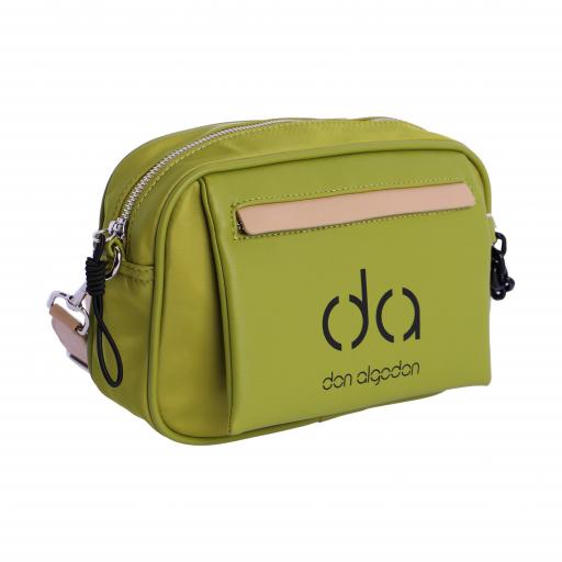 Bolso bandolera don algodon verde QV2957 005 [1]