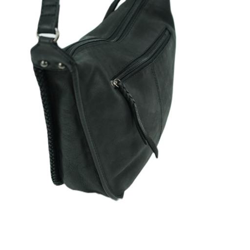 Bolso bandolera S en piel natural negro 412821 NE [2]