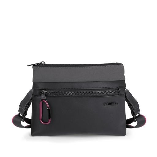 Bolso bandolera gabol nicole negro 602905