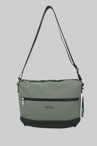 Bolso bandolera grande kcb base gris 3480 GR