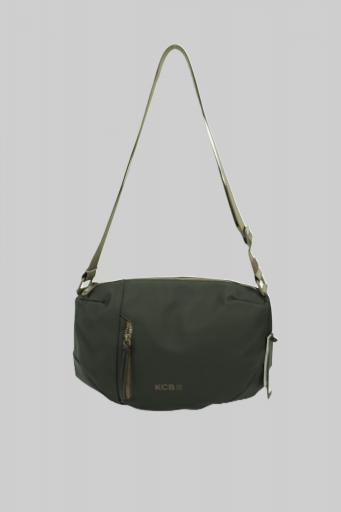 Bolso bandolera grande kcb cord negro 3492 NE