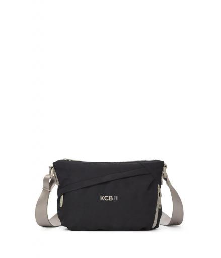 Bolso bandolera kcb zig pequeña negro 3621