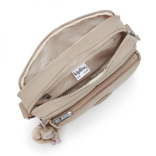 Bolso bandolera kipling abanu m sign beige emb I6831 96A [2]