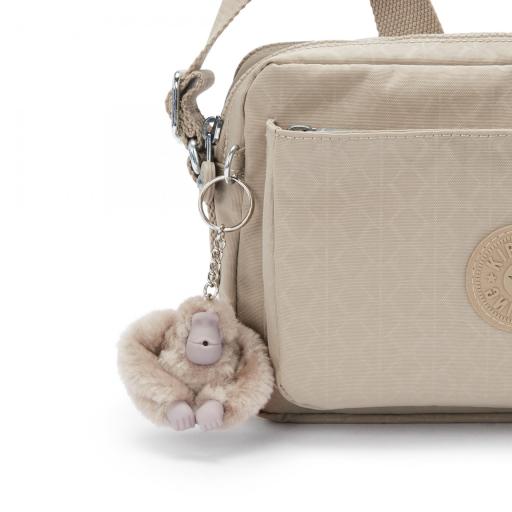 Bolso bandolera kipling abanu m sign beige emb I6831 96A [4]