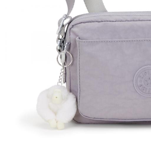 Bolso bandolera kipling abanu m gris I7076 1FB [4]