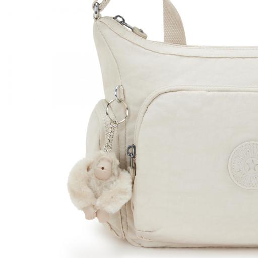 Bolso bandolera kipling gabbie s hideaway beige I4493 7JR [4]