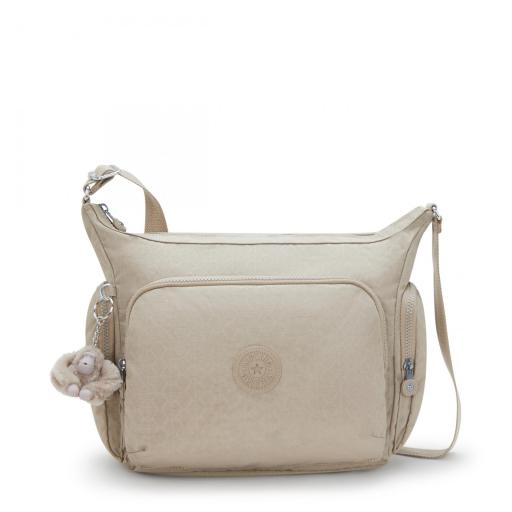 Bolso bandolera kipling gabbie sign beige emb I3945 96A