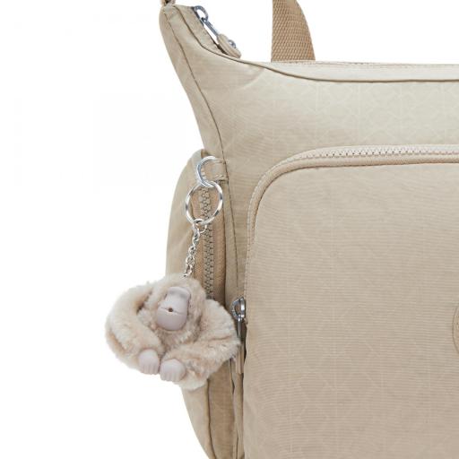 Bolso bandolera kipling gabbie sign beige emb I3945 96A [4]