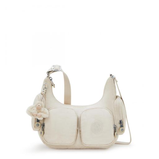 Bolso bandolera kipling rikka s hideaway beige I4333 7JR