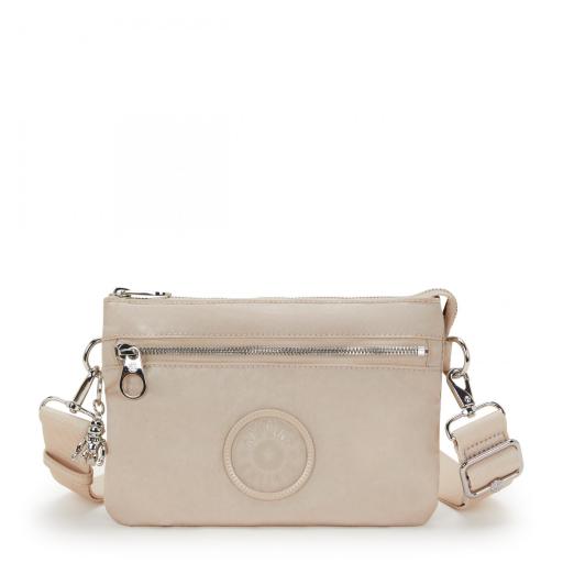 Bolso bandolera kipling riri zip beige I3302 26J