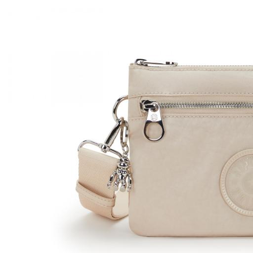 Bolso bandolera kipling riri zip beige I3302 26J [4]